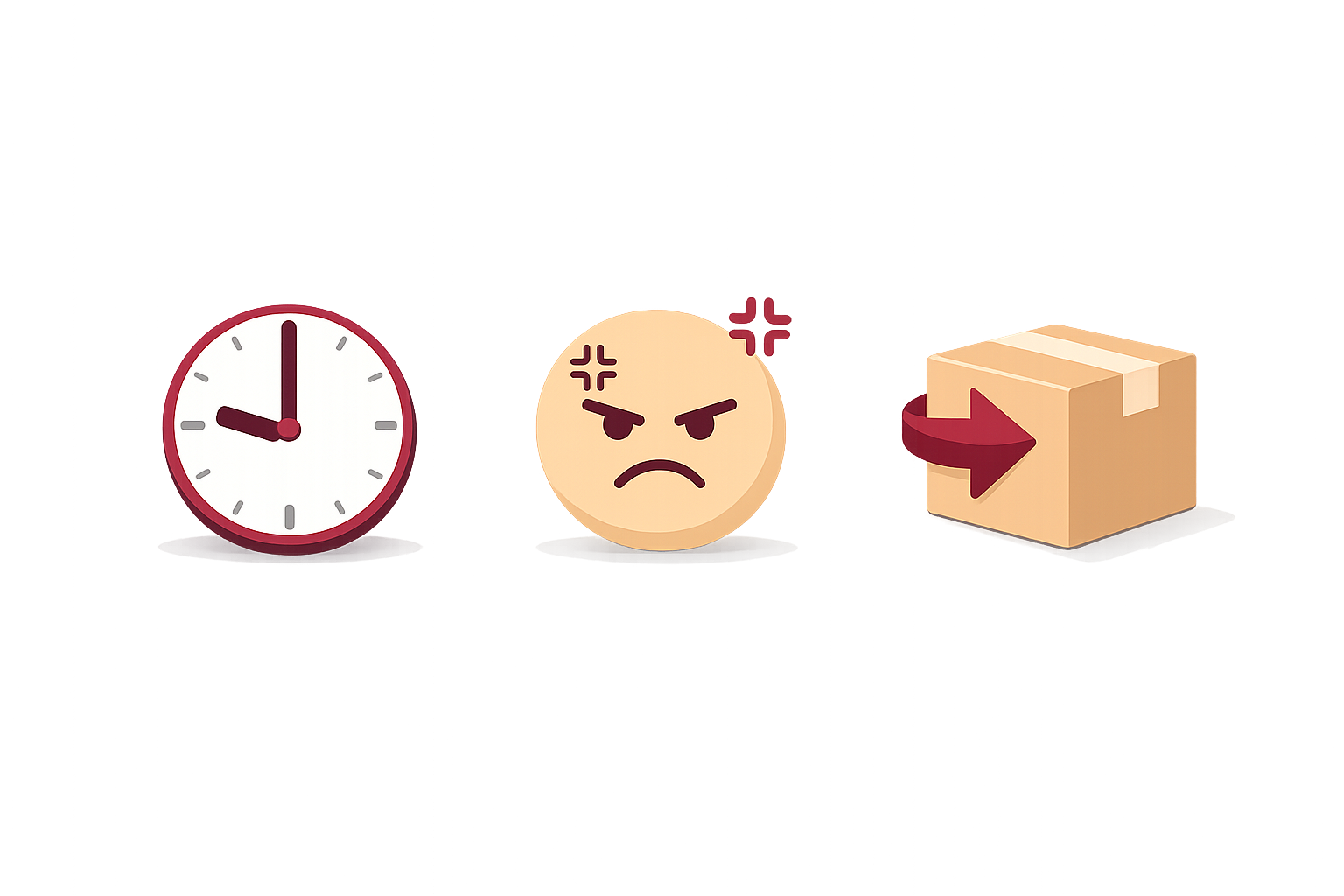 Infographic showing how text-only Shopify chat support increases resolution time, frustration, and returns